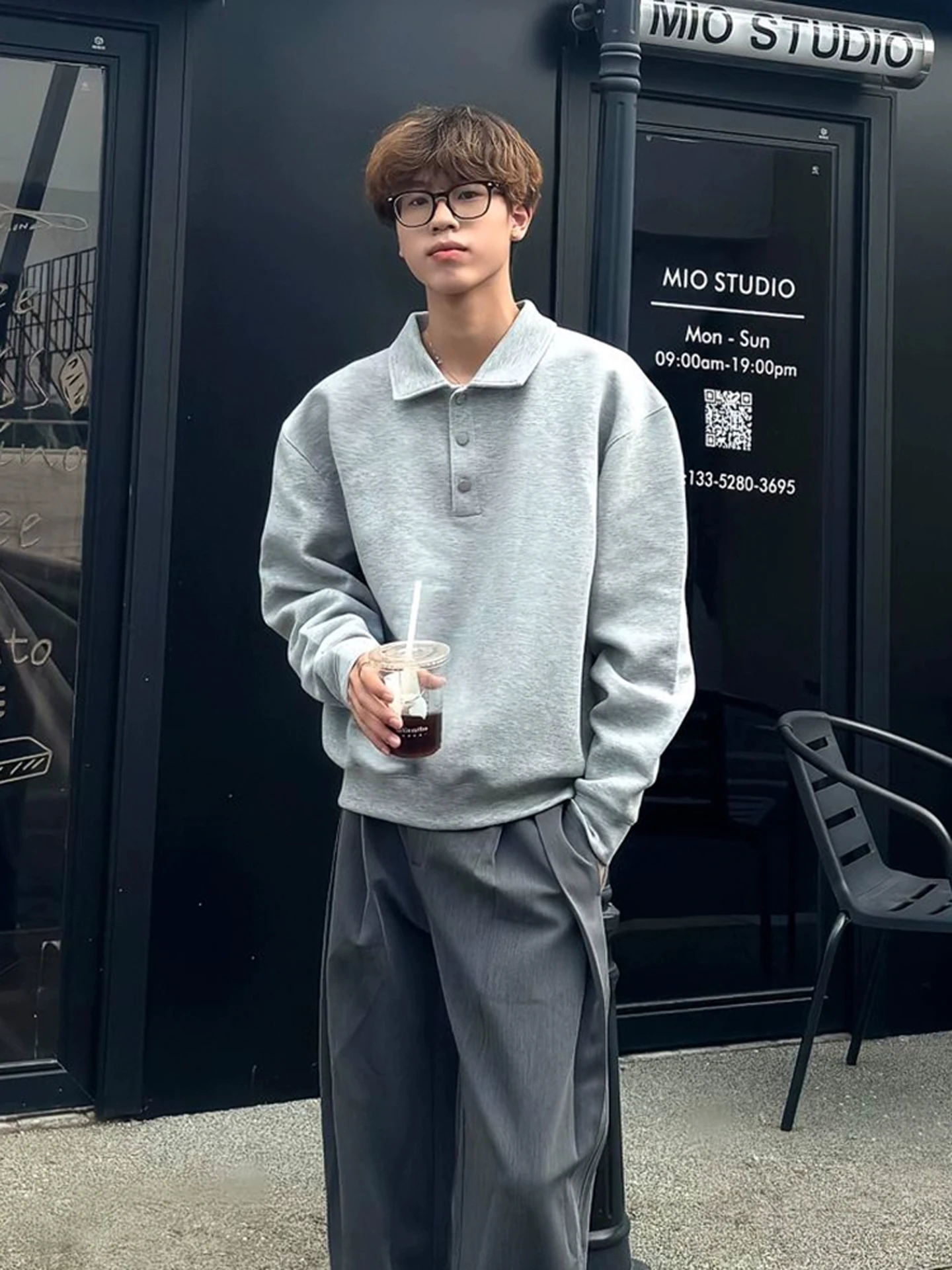 

Мужское худи American Sle Heavyweight, модное, свободного кроя, с длинным рукавом, с откидным воротником, в стиле оверсайз