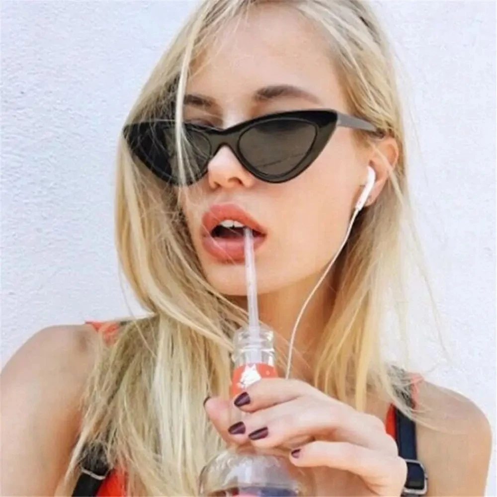 Vintage Cat Eye Sunglasses for Women Small Frame Retro Sunglasses UV400 Protection Eyewear Fashion Trendy Streetwear Accessories image 4