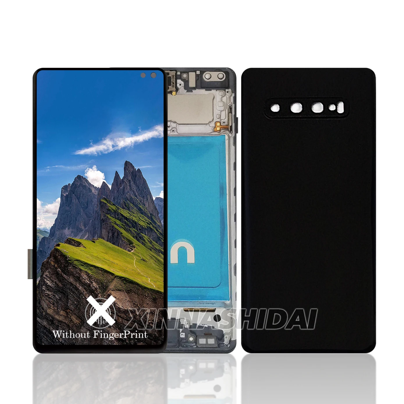TFT Lcd For Samsung Galaxy S10 Plus SM-G9750 G975F Display Touch Screen Digitizer for Samsung Galaxy S10plus LCD With Frame