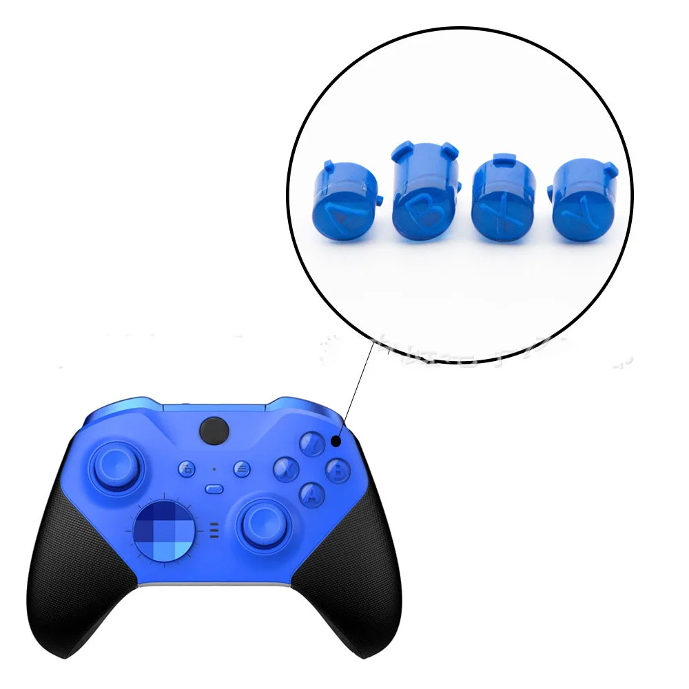 Dla Xbox One Elite Series 2 Elite 2 Core Controller 1797 Osłona płyty czołowej Obudowa przedniej płyty Obudowa DIY Niestandardowa panela Pierścienie ABXY