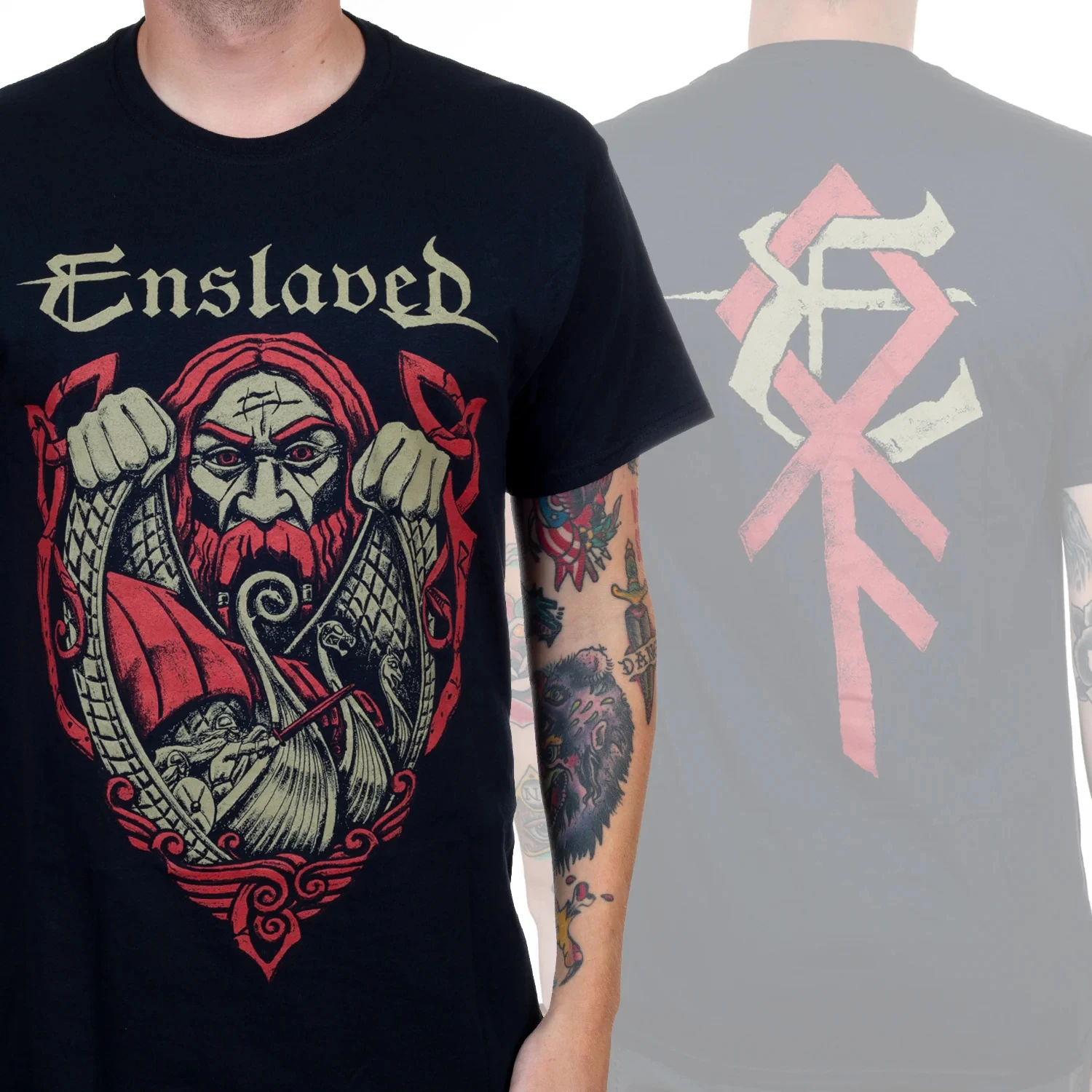 Enslaved Utgard Leisure T-shirt Luxury Brand for Men and Women Top