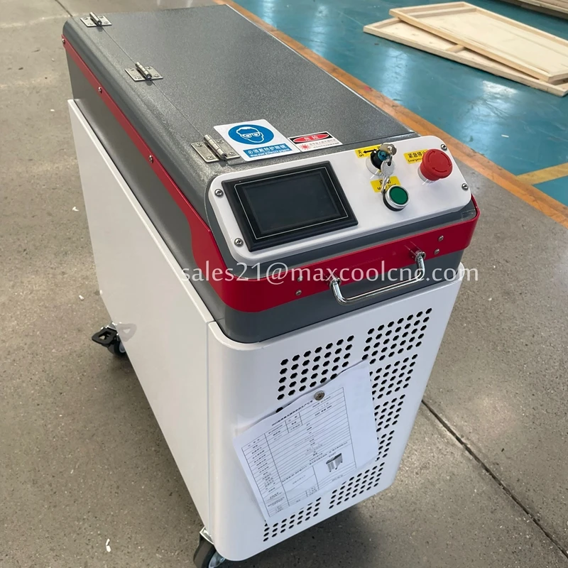 Industrial laser cleaner 300W pulsed laser oxide removal system paint stripper device