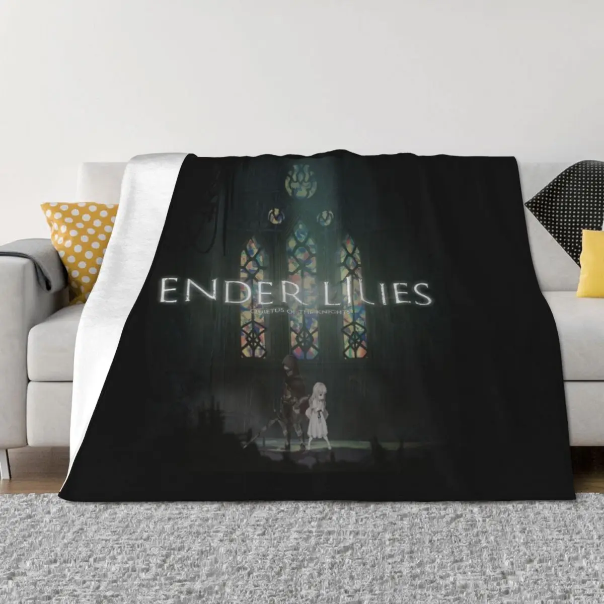 

ENDER LILIES QUIETUS OF THE KNIGHTS Throw Blanket For Decorative Sofa Kid'S Plush Stuffeds Blankets