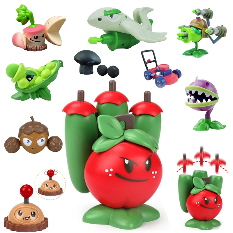 

One "Plants vs. Zombies" plush doll, named PVZ Tomato Watermelon Launcher, is a soft toy suitable for children as a plant toy.