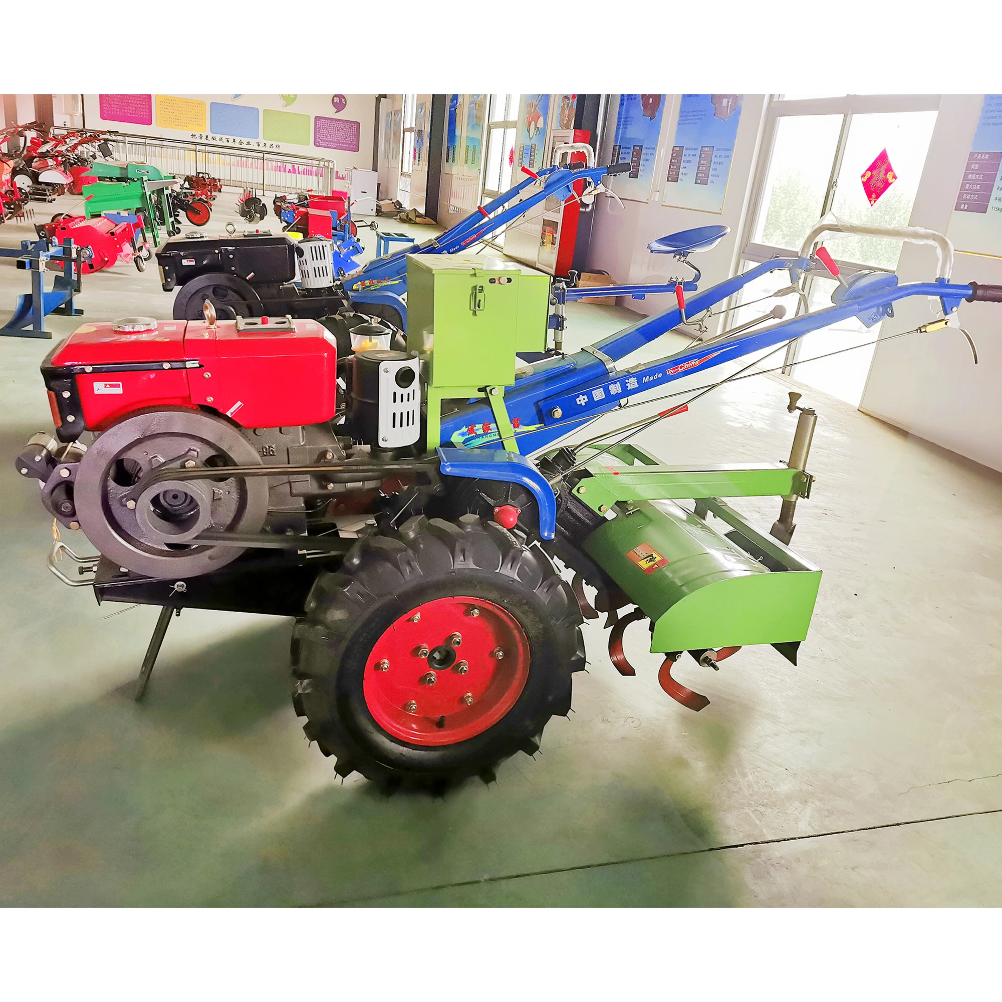 18HP Robust High-Performance Smooth-Running Hand-Start Air-Cooled  Tiller