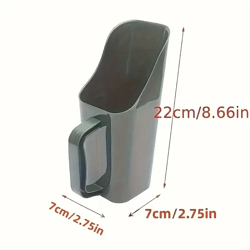 1pc Multipurpose Plastic Scoop for Succulent Planting,Large Garden Soil Shovel,Potting Gardening Tool,Aquarium Gravel Spade
