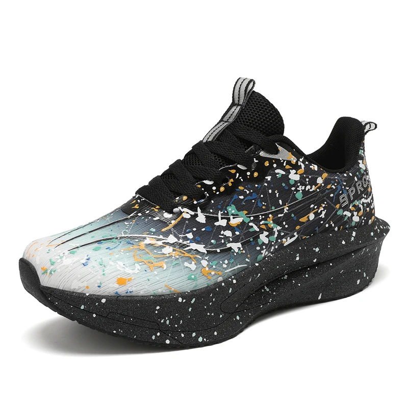 

Cross-Border New Wear-Resistant Running Shoes for Couples, Non-Slip Breathable Sports Shoes, Shock-Absorbing Lightweight Luminous Fitness Shoes