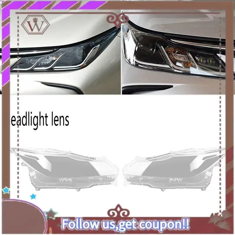 

A57E-передняя левая фара, крышка фары, маска, корпус лампы для Toyota Corolla 2019 2020 2021, запасные части