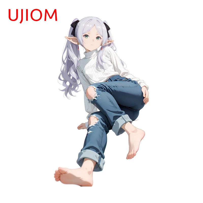 UJIOM Cartoon Frieren Wall Sticker Kitchen High Quality Scratch-Proof PVC Chambre Decal Fashionable Room Decoration Accessories