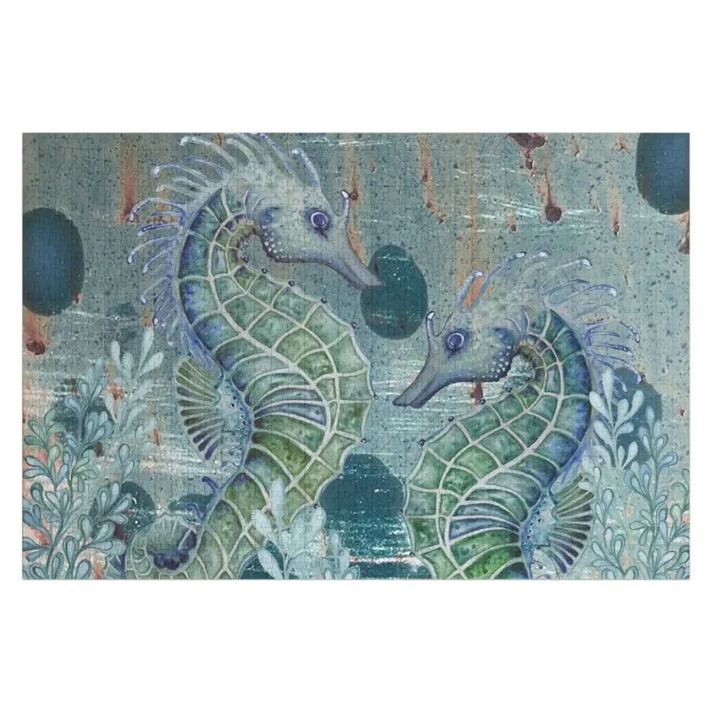 

Seahorses Jigsaw Puzzle Wood Name Works Of Art Puzzle