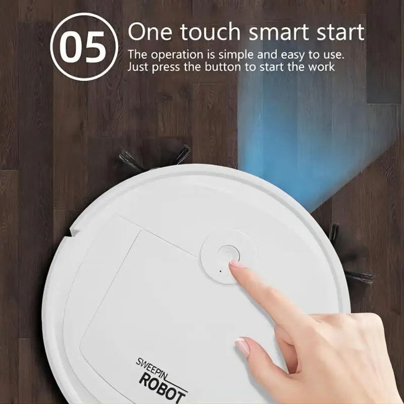 Smart Sweeping Robot Household Mini Sweeping Dragging Suction All-in-One Machine Intelligent Sweeping Robot Low Noise
