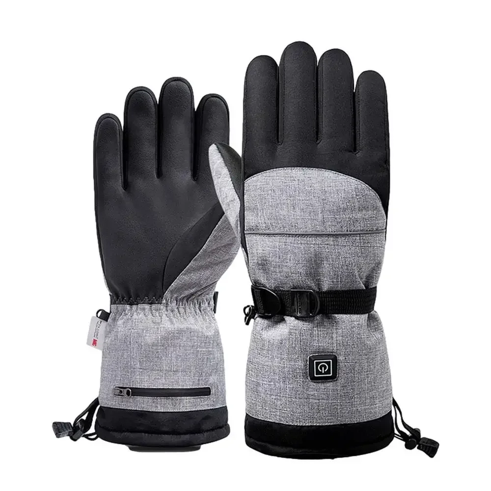 Winter Gloves 3M Cotton Heating Hand Warmer Electric Thermal Gloves Waterproof Snowboard Cycling Motorcycle Bicycle Ski Outdoor