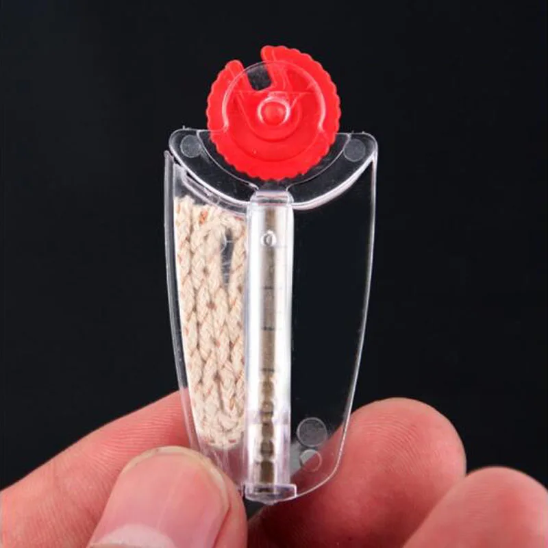 하이 퀄리티 등유 오일 가스 라이터 플린트 스톤 코튼 심지 교체 흡연 액세서리, 로트 5 팩, 35 개