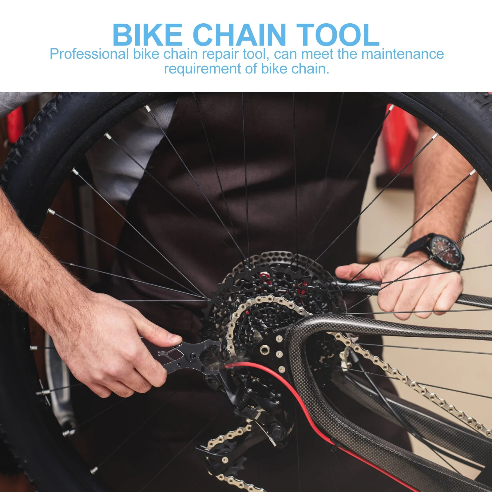 

1Set Premium Steel Bike Chain Pliers Link Removal Tool Durable Compact Storage Cycling Repair Accessories Chain Breaker