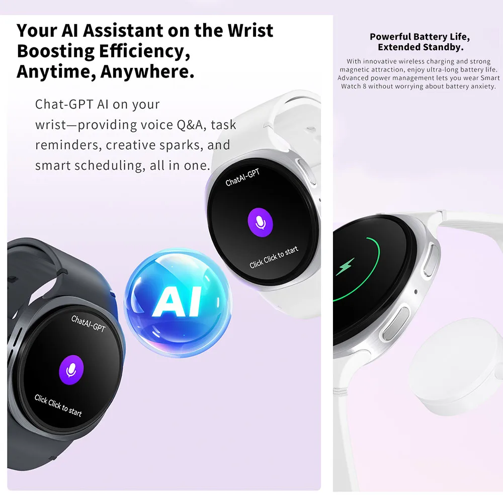 2025 ساعة جديدة 8 الترا لتحديد المواقع المسار الساعات الذكية للرجال النساء الصحة الرياضة AMOLED معدل ضربات القلب بلوتوث دعوة مقاوم للماء Smartwatch