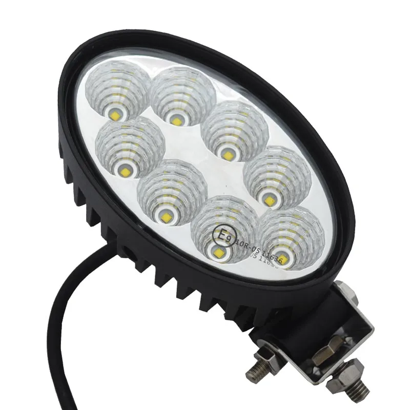 Led Work Light oval 40w 12v 24v 4x4 Car Truck Trailer Tractor Forklift Off-road Working Lamp