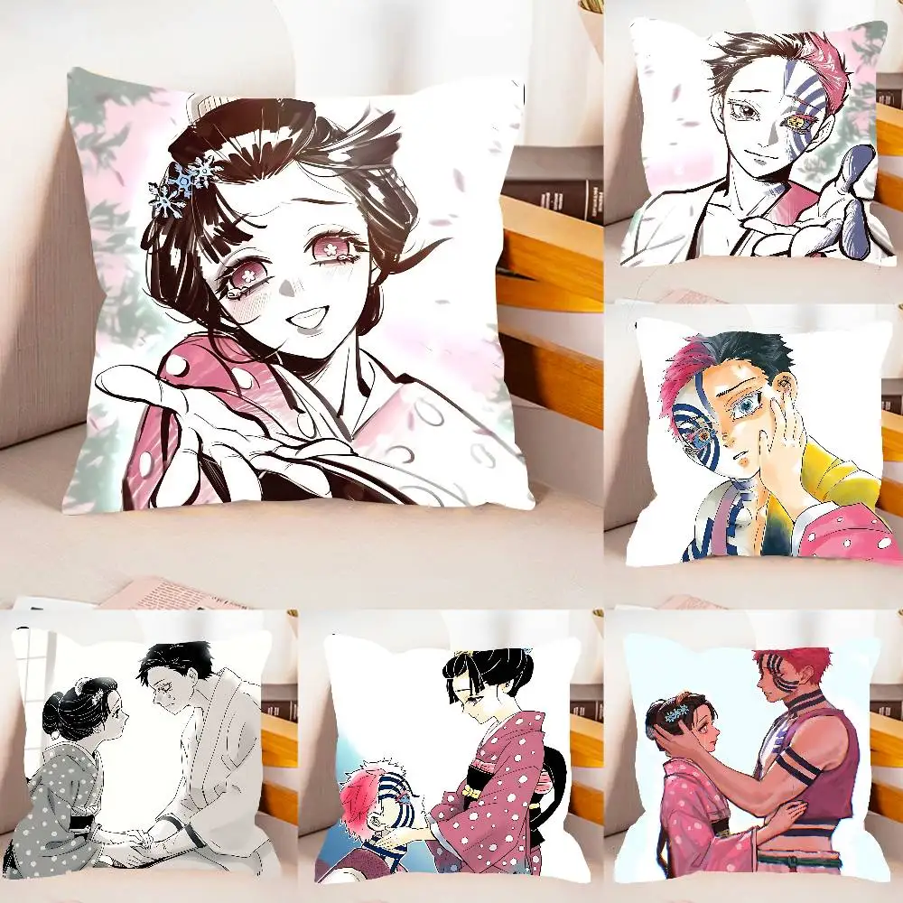 

Чехол Cute-A-Akazas-Koyukis из плюшевой ткани, мягкая наволочка с двусторонним принтом, чехол для подушки, подарки для дома