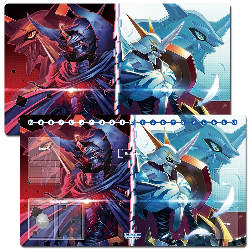

Board Game Digimon Duel Playmat Omnimon Trading Card Game Mat DTCG CCG Mat Mouse Pad TCG Desk Table Play Mat Free Bag