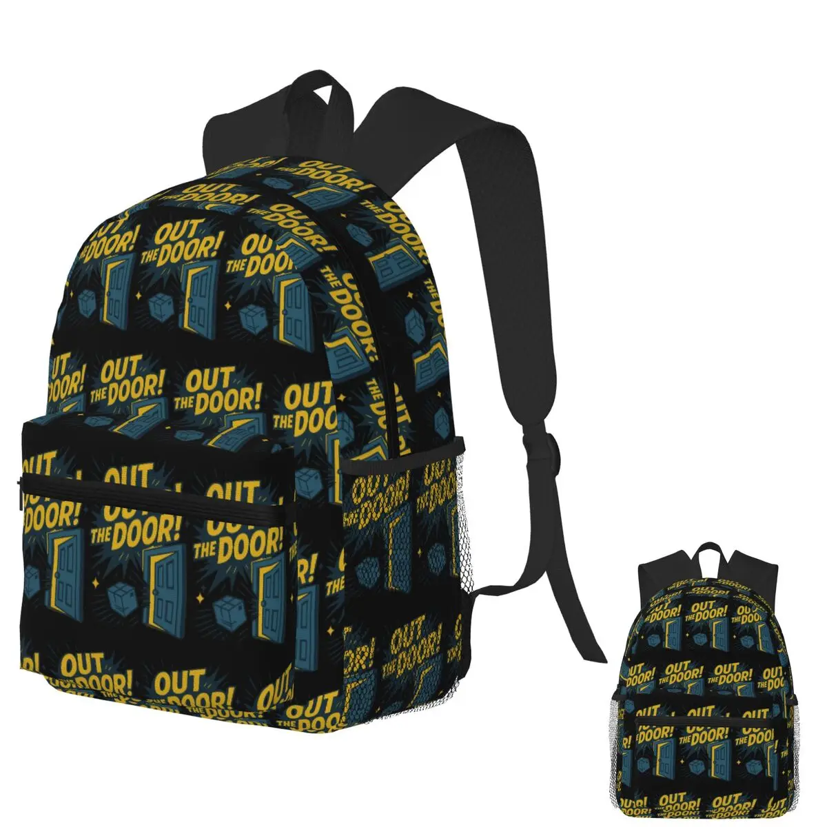 

Out The Door Student Backpack School Bag Hiking Travel Daypack for Men Women Fashion Bookbag Shoulder Bags