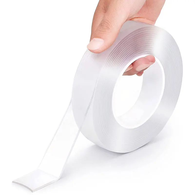 

Transparent Double Sided Nano Glue Reusable Waterproof Adhesive Tapes Washable Self adhesiveeavy Duty Mounting Adhesive Tape