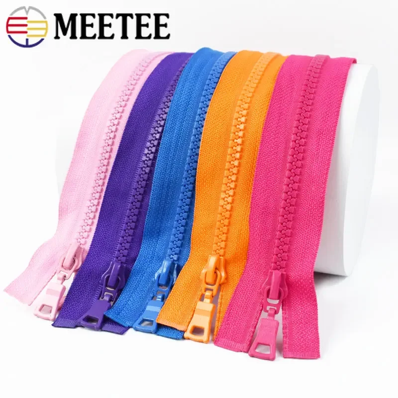 

5pcs Meetee 5# Resin Zippers Close-end 15-25cm Open-end 30-90cm Zip Closure Sewing Down Jacket Garment Bags Home Tailor Crafts