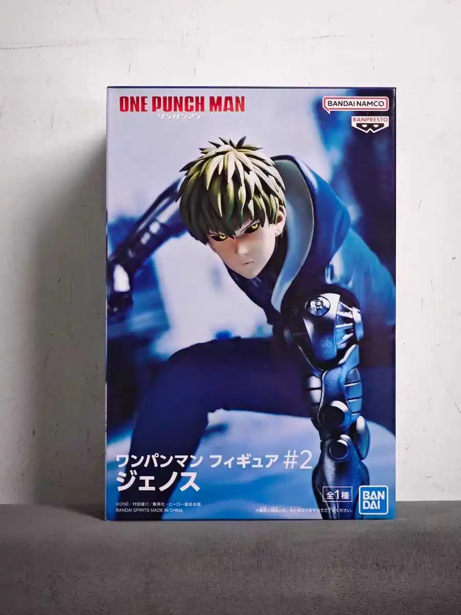 

Bandai Banpresto In Stock Original One Punch Man Genos Anime Characters Gift Garage Model Toys Action Figure Statue