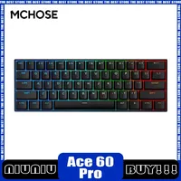 Mchose Ace 60 68 Pro Magnetic Switch Mechanical Keyboard 8K TTC Magnetic E-Sports Gaming Keyboard RGB PC Game Accessory Ace60pro