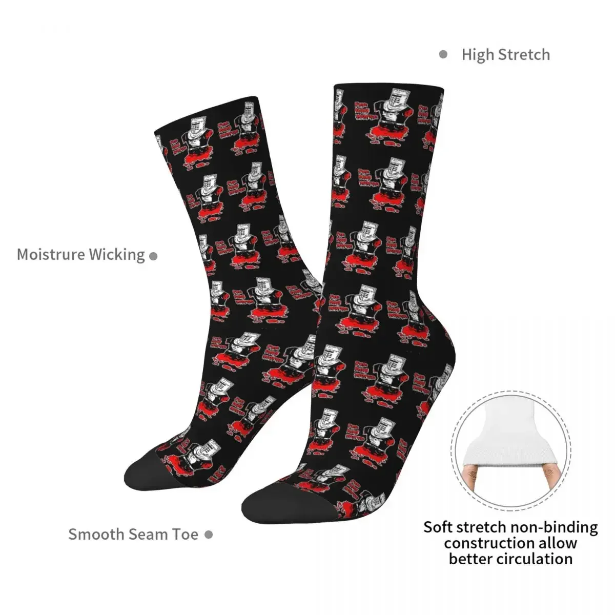 Monty Python Black Knight Socks Harajuku Super Soft Stockings All Season Long Socks Accessories for Unisex Birthday Present