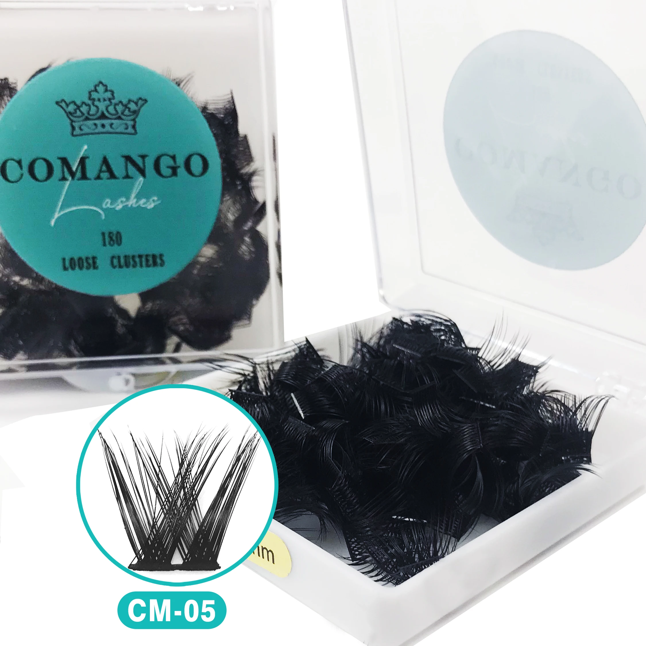 Cluster-Wimpern, einzelne Wimpern, lose Fächer-Wimpernverlängerungen, Wimperncluster, C/D-Locken, 10/12/14/16/18 mm, DIY-Wimpernverlängerungen