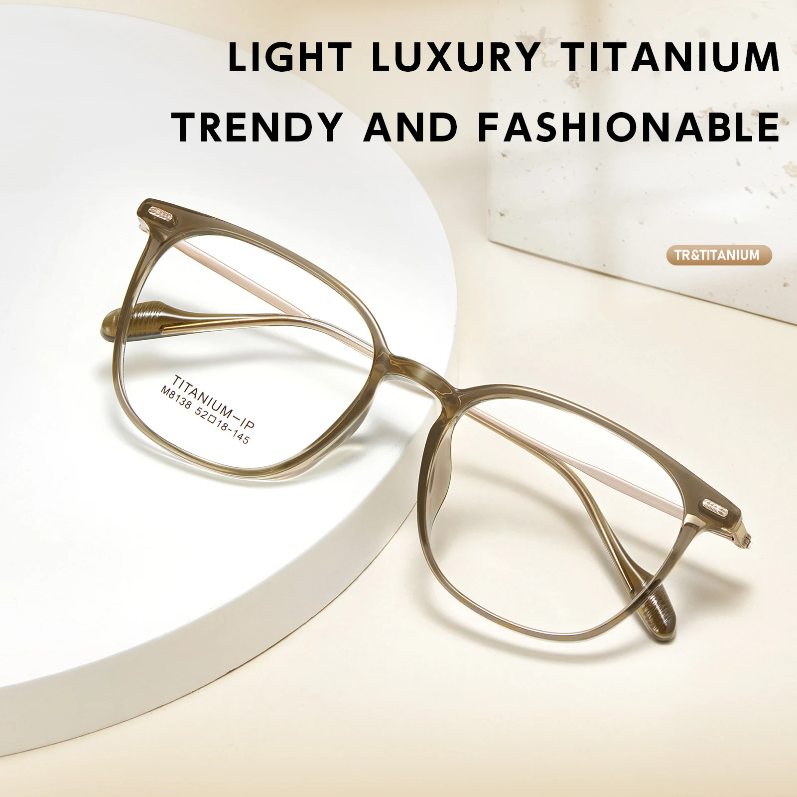 HONGMEI New Ultra-light Simple Myopia Eyewear Fashion Ultra-light and Flexible Transparent Hyperopia Women Reading Anti-Blue Lig