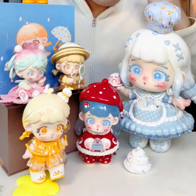 

WUWU Little Peach Fashion Girl Doll Figure Toy Cute Girl Sugar Doll Sweet Baby Designer Toys Art Decoration