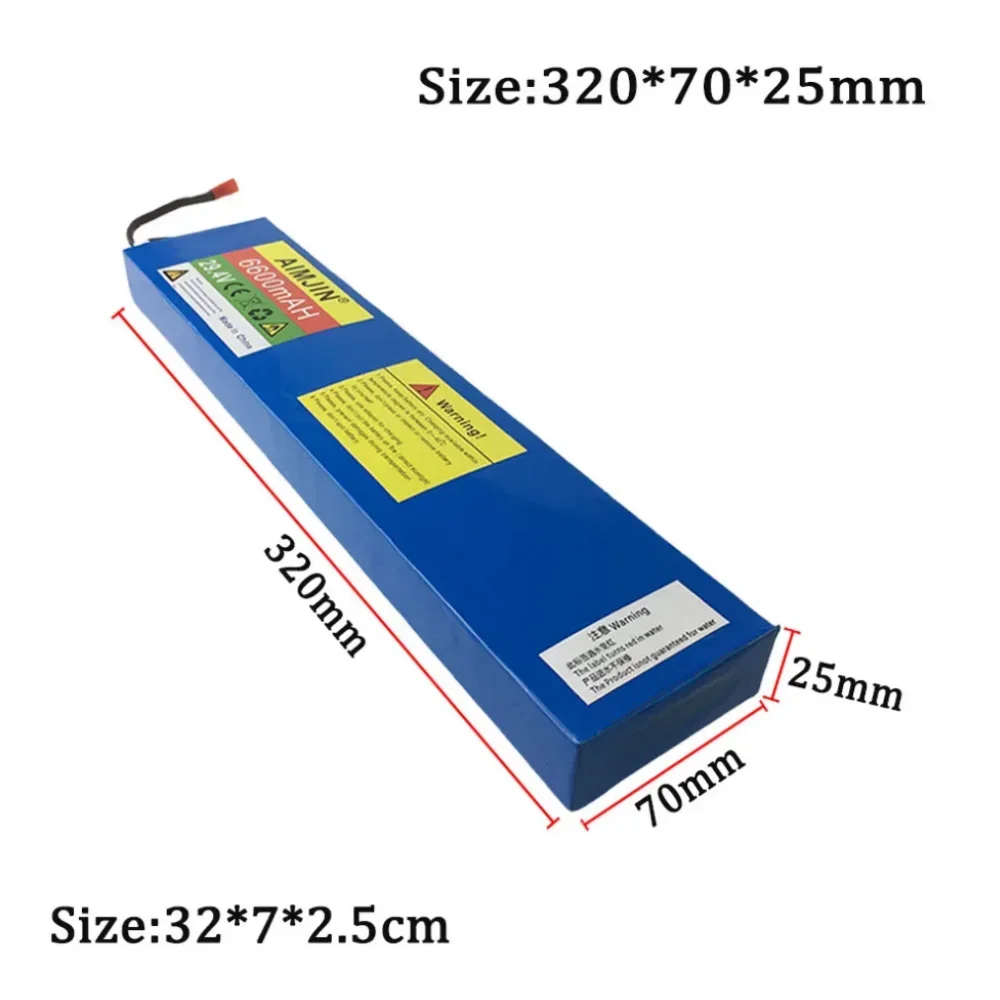 Batteria ricaricabile agli ioni di litio 29.4V 6600mAh 7 s2p 18650 con caricabatterie 29.4V 2A, adatto per Scooter elettrico