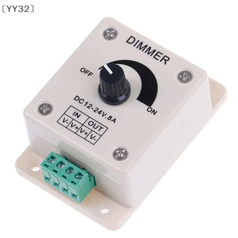 

〔YY32〕1Pcs 12v-24v 8a Pir Sensor Led Strip Light Switch Dimmer Brightness Controller
