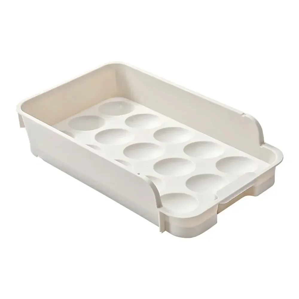 Refrigerator Egg Storage Box Egg Bracket Artifact Can Be Stacked Drawer Type Kitchen Egg Box  storage organizer containers