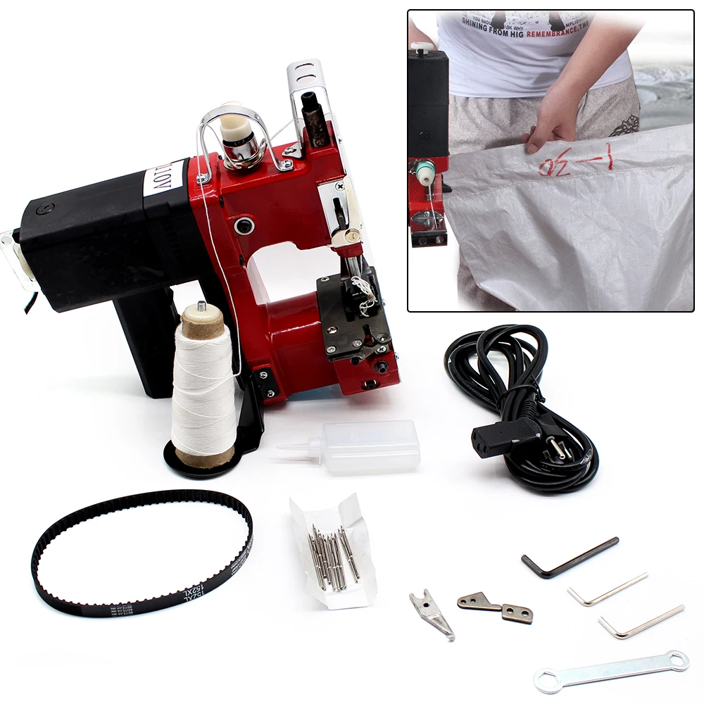 Portable Electric Bag Stitching Closer, Seal Sewing Machine, Industrial