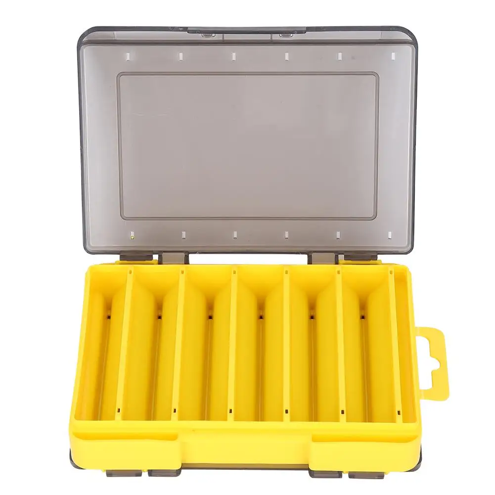 

12 Compartment Double Sided Fishing Tackle Box with High Strength Lure Hooks and Accessories