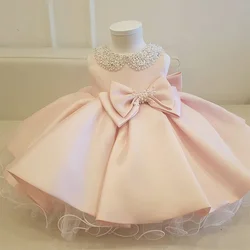 0-2 Jahre Sommer Taufe Kleid Kleid 1. Geburtstags kleid für Baby Neugeborene Zeremonie Prinzessin Kleid Brautkleider