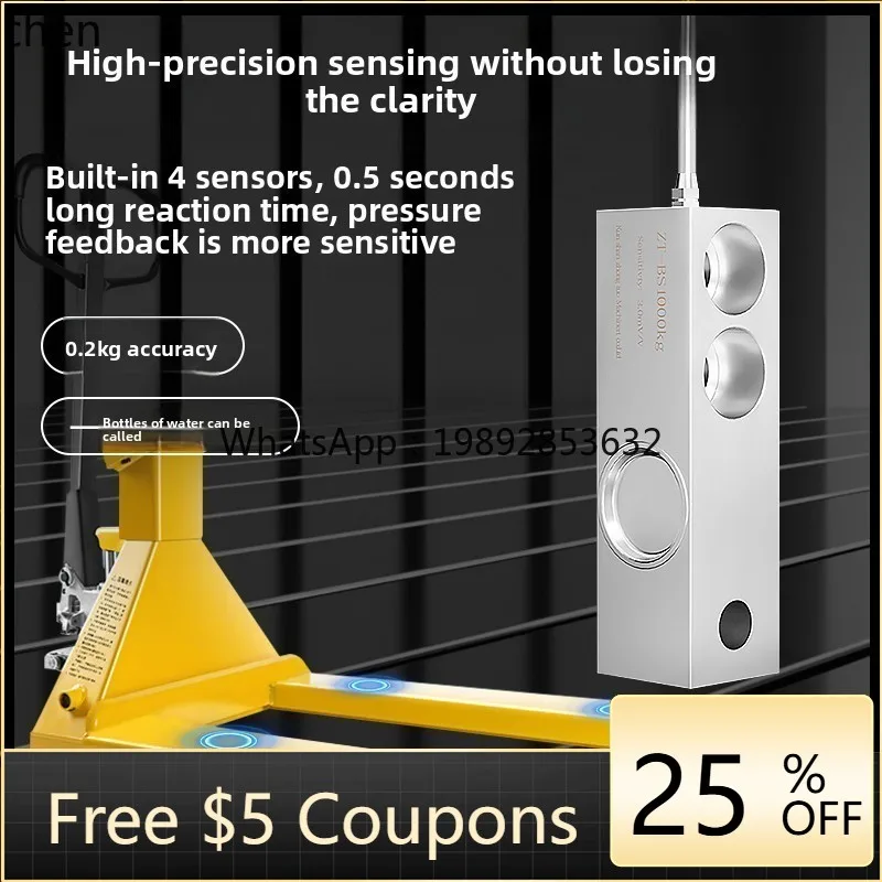 

zz Electronic Forklift Scale High Precision Handling Weighing Floor Scale Manual Hydraulic Pallet Truck