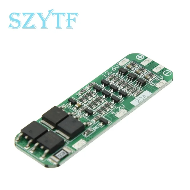 3S 20A Li-ion bateria litowa 18650 ładowarka płyta ochronna PCB BMS 11.1V 12V 12.6V moduł ochronny ładowania komórek