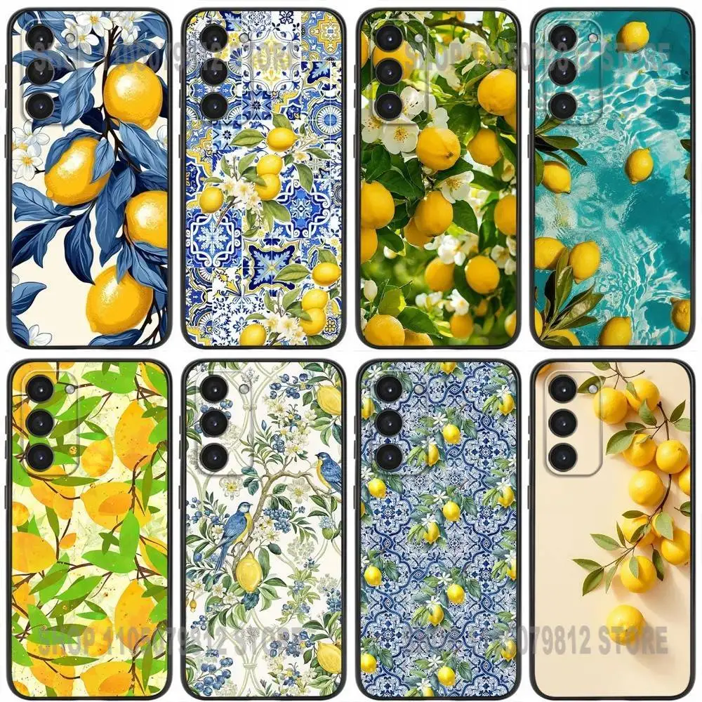 

Fruit lemon Painting (1) Phone Case For Samsung Galaxy A20,21s,22,31,32,52,53,72,73,80,91 Soft Silicone Black Cover