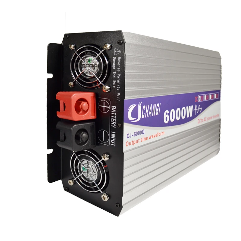 

ADC Power Single Output Pure Sine Wave 3000W/6000W 50/60Hz Inverter Converts 12V DC to 110V AC 93% Efficiency Home & Caravan Use
