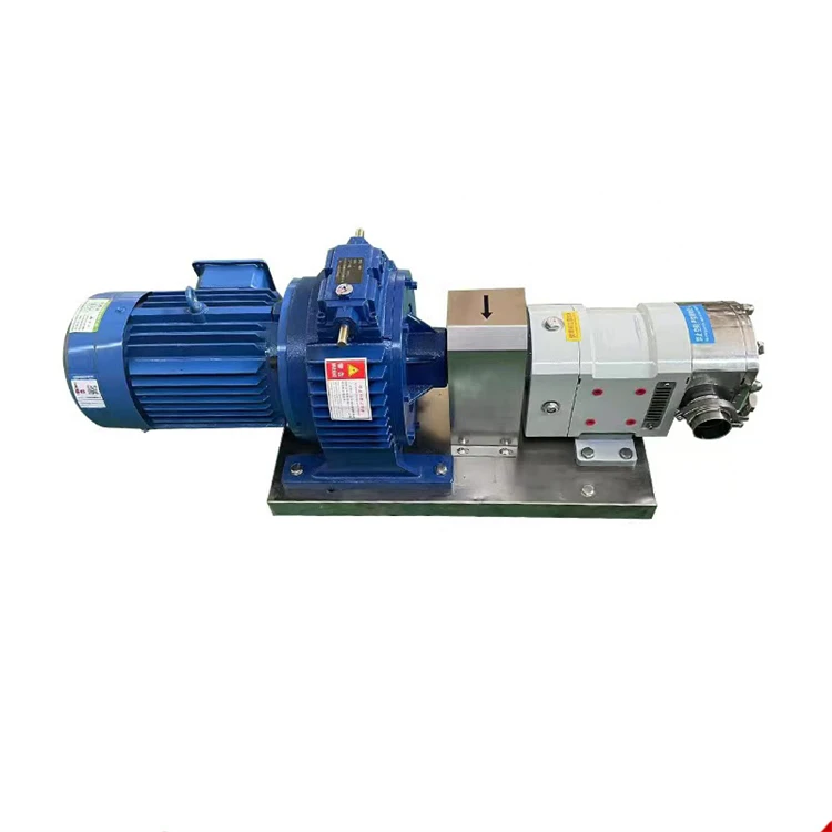 Food Grade 304 Cam Rotor Pump High Viscosity Pump For Conveying Honey Batter Syrup Chocolate