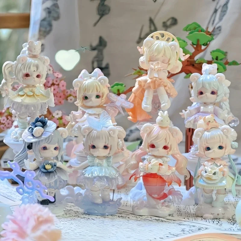 

Подлинная коллекционная фигурка MIMIA 4-го поколения Dream Blossom, подарок на день рождения с подвесной карточкой