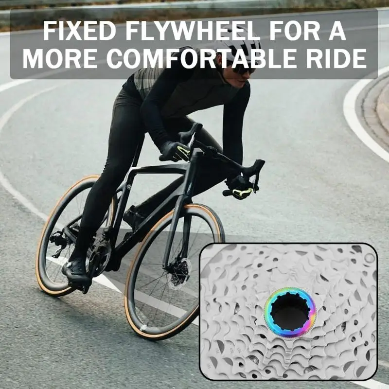 

12 Speed Bicycles Flywheel Lock Cover Cassettes Lockring Strong Metal Materials JOME