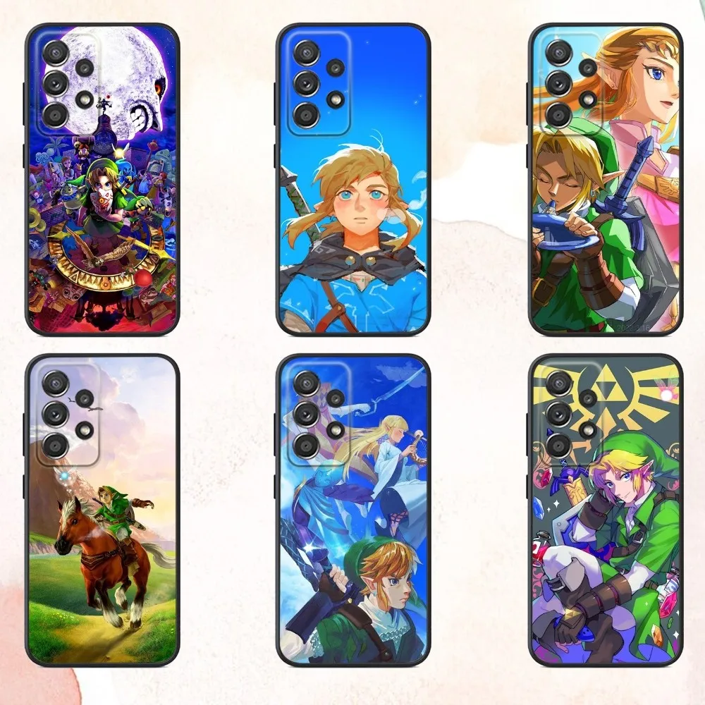 

Game The L-Legend of Zelda Phone Case For Samsung S25,S24,S21,S22,S23,S30,Ultra,S20,Plus,Fe,Lite,Note,10,9,5G Black Cover