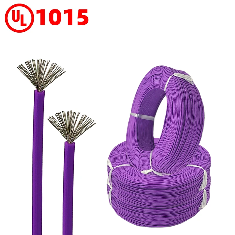 

High-quality Custom UL1015 10 12 14 AWG PVC Insulation Tinned Copper 600V AC Single Roll Bare Stranded Construction Wire Cable