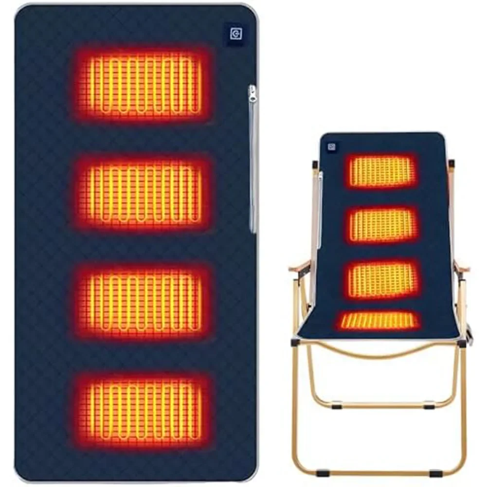 Foldable Smart 5V Heated Seat Pad For Outdoor Activities, For USB Or Type-C- Powered, 3 Temperature Modes