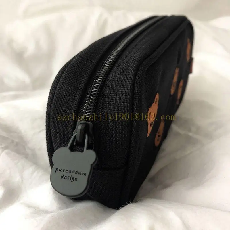 62ka Bear Emelcodery Canvas Pencil Sag Pen для Case Kids Gift Cosmetic Catchater Mouck School Supplies