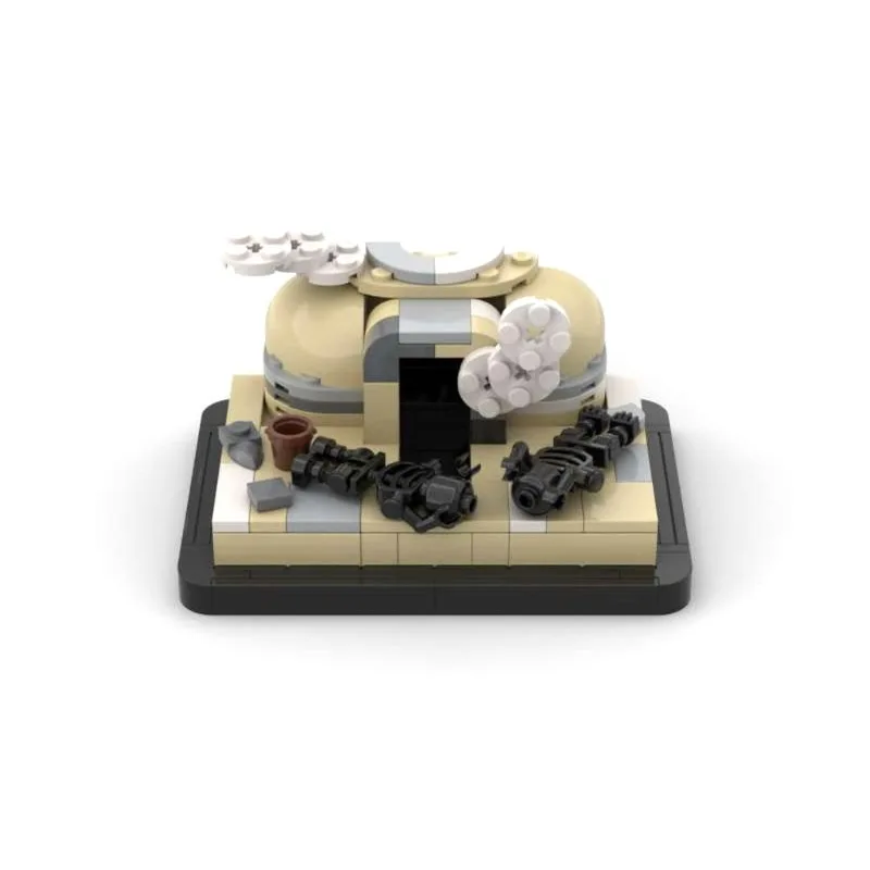 121-teiliges rustikales Bauernhaus-Bausatz – gemütliches Landschafts-DIY-Modell für Jugendliche und Erwachsene, Weihnachtsgeschenk mit Reiseführer