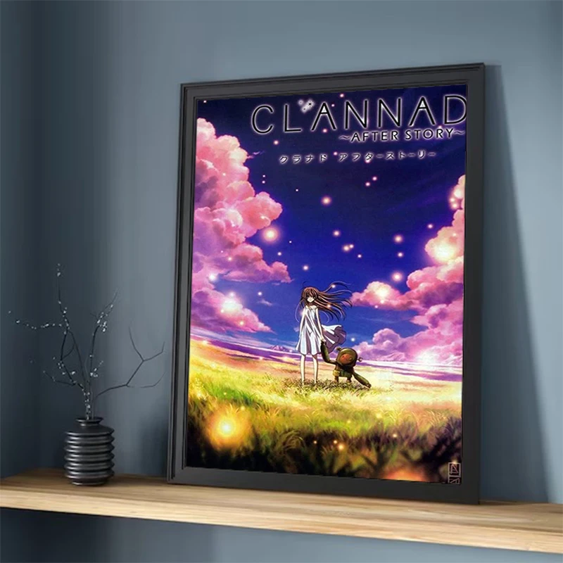 Home Decorations Clannad Decoration Pictures Room Wall Decor Movie Poster Painting Art Mural Decorative Paintings Living Posters